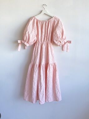 eliza faulkner pink tulle dress Spring showed up and so did we